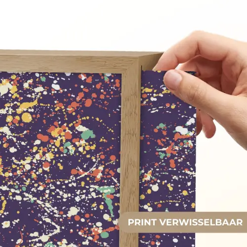Spat - Abstract - Stippen Light Box met batterij (Wandlamp) middel 907 -USP_websiteprintNL