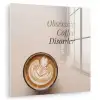 Koffie - Obessive Coffee Disorder - Beige plexiglas 5mm klein -zzzproduct_nieuw