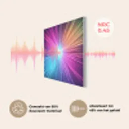 Abstract - Light - Burst - Modern - Colorful PET vilt klein -USP_NL
