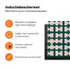 Vlechtpatroon - Groen - Roze - Grafisch Inductie beschermer vinyl 3mm klein 276 -zzzzzzz-td-ups