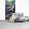 Mozaïek - Walvis - Koraal - Water fotobehang vinyl groot -slaapkamer