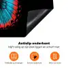 Vlinder - Kleuren - Dier - Zwart Inductie beschermer vinyl 3mm klein -zzzzzzz-td-onderkant