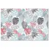 Bladeren - Jungle - Pastel - Tropisch tuinposter los doek klein -3d