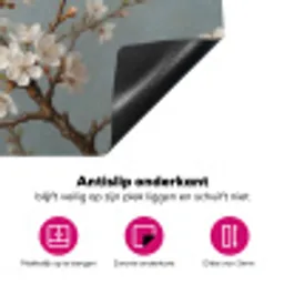 Botanisch - Stilleven - Blauw Inductie beschermer vinyl 3mm klein -wsfeer4_website