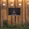 Rustgevende Boeddha in meditatie tuinposter los doek klein -sfeer1