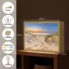 Duin - Zonsondergang - Horizon - Strand - Gras Light Box met batterij (Wandlamp) middel -USP_websiteoverzichtNL