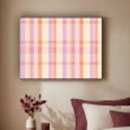 Pastel - uitpatroon - Geometrisch Textielframe zwart klein 947 -sfeer1