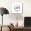 Spreuken - Quotes - Je kust je je sust me - Maaike Ouboter aluminium wit klein -sfeer5