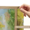 Olieverf - Landschap - Natuur - Kleurrijk Light Box met batterij (Wandlamp) middel -USP_websiteprintNL