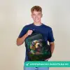 Polly Pup Rugzak - Zwart middel -sfeer7_NL