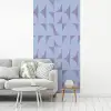 Blokken - Blauw - Paars - Patroon fotobehang vinyl groot 64 -woonkamer