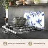 Modern - Vogels - Delfts - Blauw keuken achterwand spatscherm klein -usp_NL