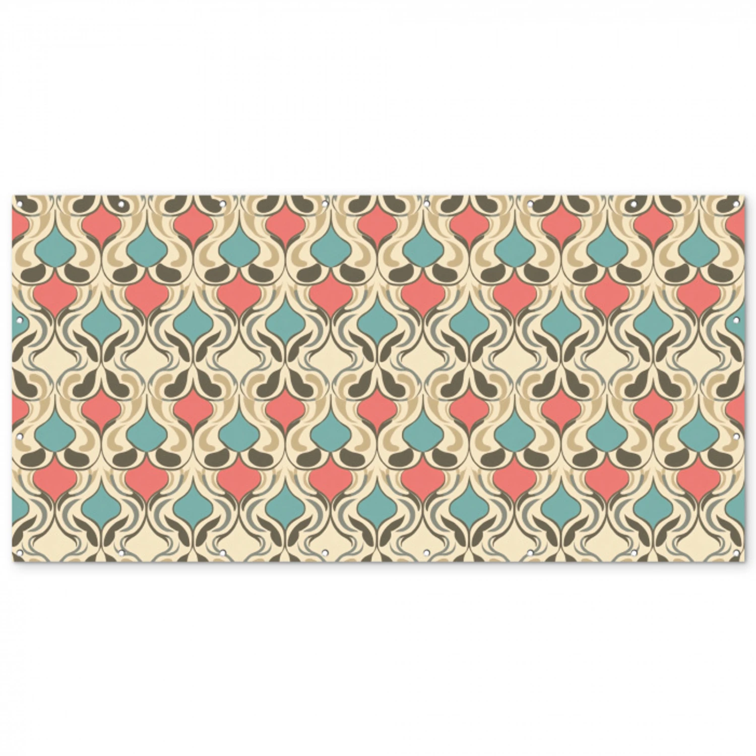 Barok - Retro - Kleurrijk Balkonbeschermer Duitsland klein 596 -zz_3d