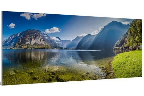 Panoramafoto op aluminium