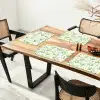 Patroon - Groen - Eieren Placemat vinyl groot -zzsfeer4_Kitchenyeah-website