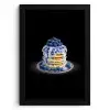 Pannenkoeken - Blauwe Bessen - Bord KitchenYeah - Keuken - Fotolijst klein -3d