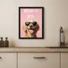 Zonnebril - Hartjes - Hond - Valentijn KitchenYeah - Keuken - Fotolijst klein -sfeer2