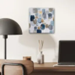 Abstract - Goud - Vormen aluminium wit klein -sfeer5