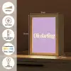 Oh darling - Hart - Paars Light Box met kabel (Tafellamp) klein -USP_NL