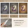 Puppy - Zon - Bloemen - Natuur - Bordercollie - Hond Light Box met kabel klein -USP_lichtkleurNL