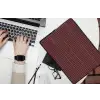 Lijnen - Patroon - Bordeaux laptophoes neopreen klein 279 -bureau