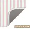 Focus on the good - Strepen - Roze - Smiley Badmat klein -USP_AntislipNL