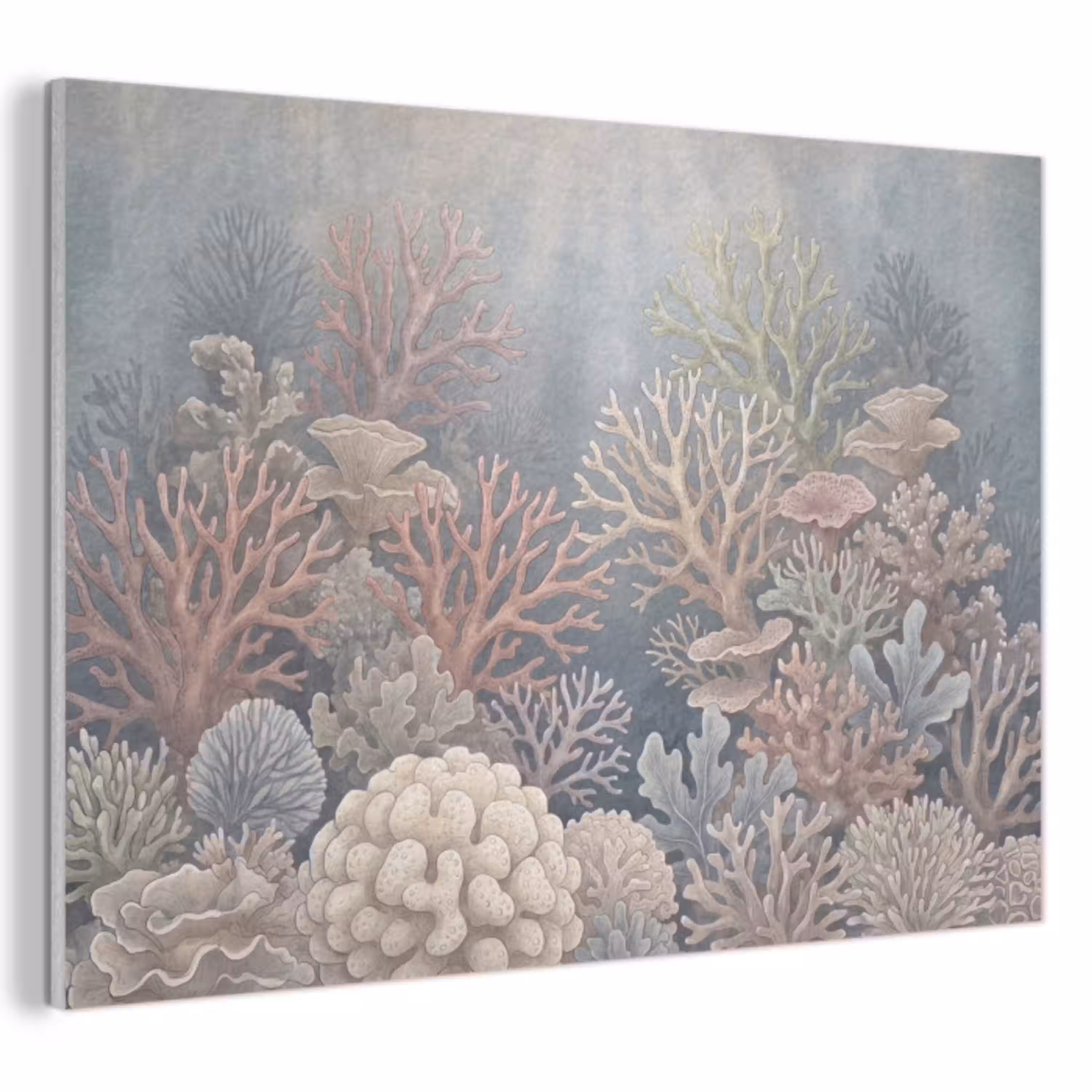Koraal - Zeeleven - Onderwater - Illustratie - Natuur PET vilt klein -3d
