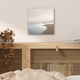 Kustlijn - Strand - Oceaan aluminium wit klein -sfeer3