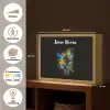 Papegaai - Vogel - Dier - Kleurrijk - Verf Light Box met batterij (Wandlamp kind) middel -USP_websiteoverzichtNL