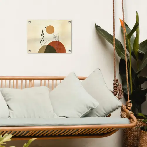 Planten - Abstract - Vormen tuinposter los doek klein -sfeer7