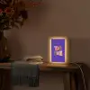 Yes fun - Kleurrijk - Collage-stijl Light Box met kabel (Wandlamp) klein -sfeer4