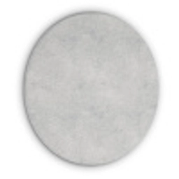 Grijs - Beton - Neutraal Akoestische PET Vilt - Rond klein 838 -3d