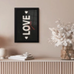 Love - Rood - Valentijn fotolijst zwart zonder passe partout klein -sfeer5