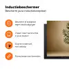 Vaas - Olijftakken - Bladeren - Beige Inductie beschermer vinyl 3mm klein -zzzzzzz-td-ups