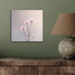 Bloemen - Bollen - Roze aluminium wit klein -sfeer2