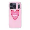 Quote - Moeder - Roze Telefoonhoesje iPhone 17 Pro klein -3d