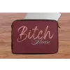 Bitch please - Rood - Blauw laptophoes neopreen klein -tafel