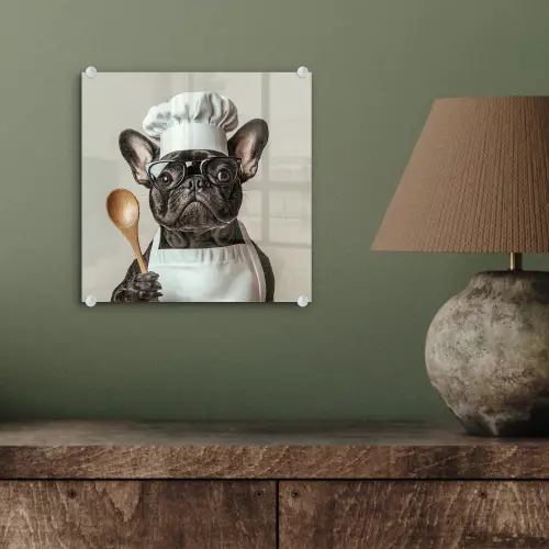 Bril - Hond - Kok plexiglas 5mm klein -sfeer3