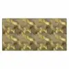 Modern - Geometrisch - Goud Muismat XXL klein 681 -3d_leeg