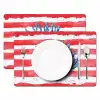 Koraal - Verfstructuur - Rood - Blauw Placemat vinyl groot -zzsfeer2_Kitchenyeah-website