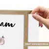 Neushoorn - Baby dier - Dieren Light Box met batterij (Wandlamp kind) middel -USP_websiteprintNL