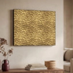 Metaal - Dynamisch - Goud Textielframe zwart klein 947 -sfeer3