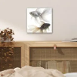 Goudvissen - Modern - Wit aluminium wit klein -sfeer3