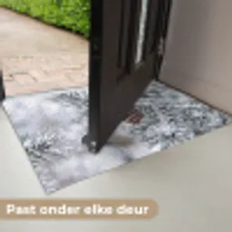 Dennenappel - Tak - Sneeuw - Winter - Sfeervol Deurmat klein -USP_NL