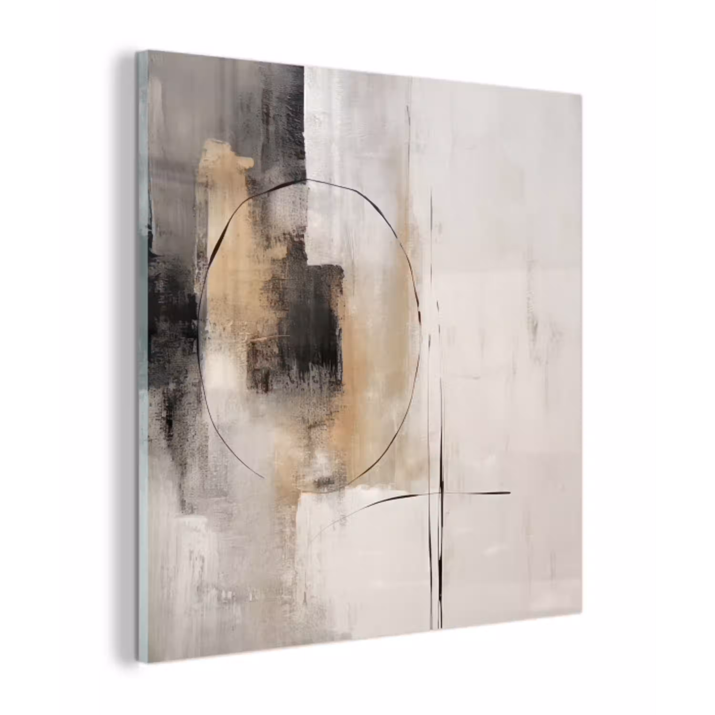 Kunst - Abstract - Grijs - Industrieel plexiglas 5mm klein -z3d
