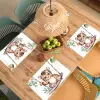 Tijger - Dier - Kinderen - Jungle - Kinderkamer - Babykamer Placemat vinyl groot -zzsfeer5_Kitchenyeah-website