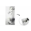 Bamboestammen - Water - Minimalistisch - Wit fotobehang vinyl groot -3d