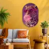 Panter - Zonnebril - Kauwgombel - Roze Wandcirkel Ovaal Glas middel -sfeer4