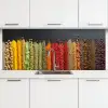 Specerijen - Kruiden - Banen - Regenboog keuken achterwand 2 middel -3d
