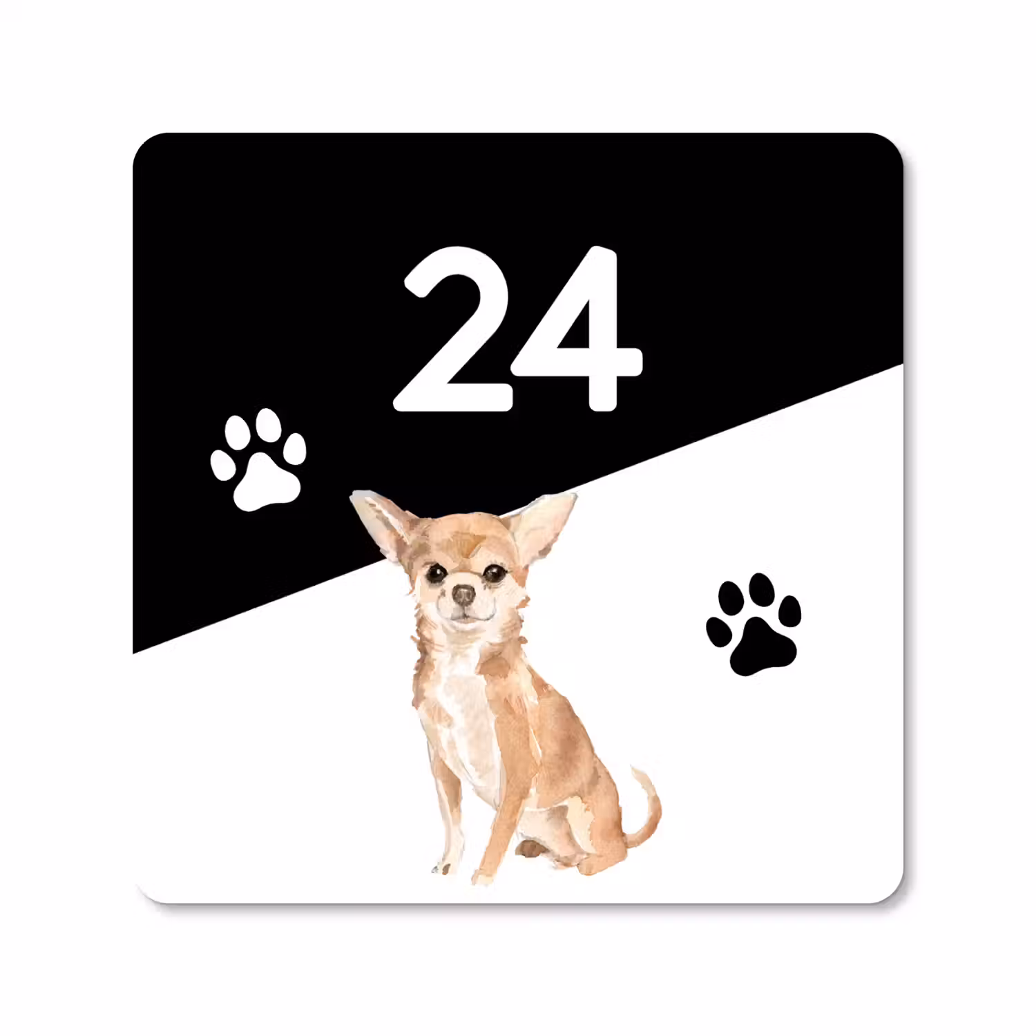 Naambordje Voordeur Honden